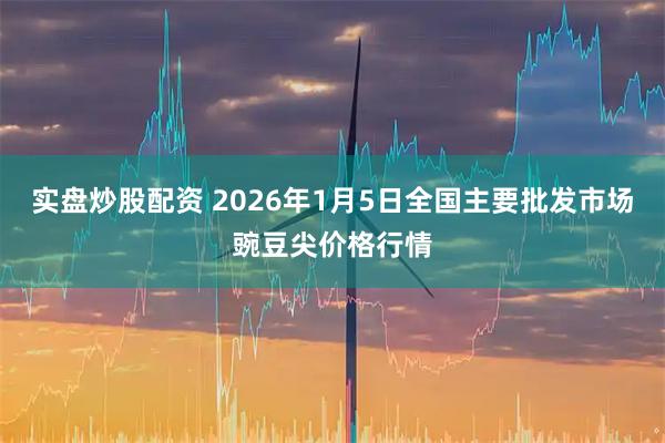 实盘炒股配资 2026年1月5日全国主要批发市场豌豆尖价格行情